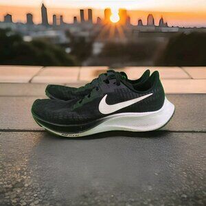 ✅Nike Air Zoom Pegasus 37 Black White Running Sneakers BQ9647-002 Womens 8 Shoes